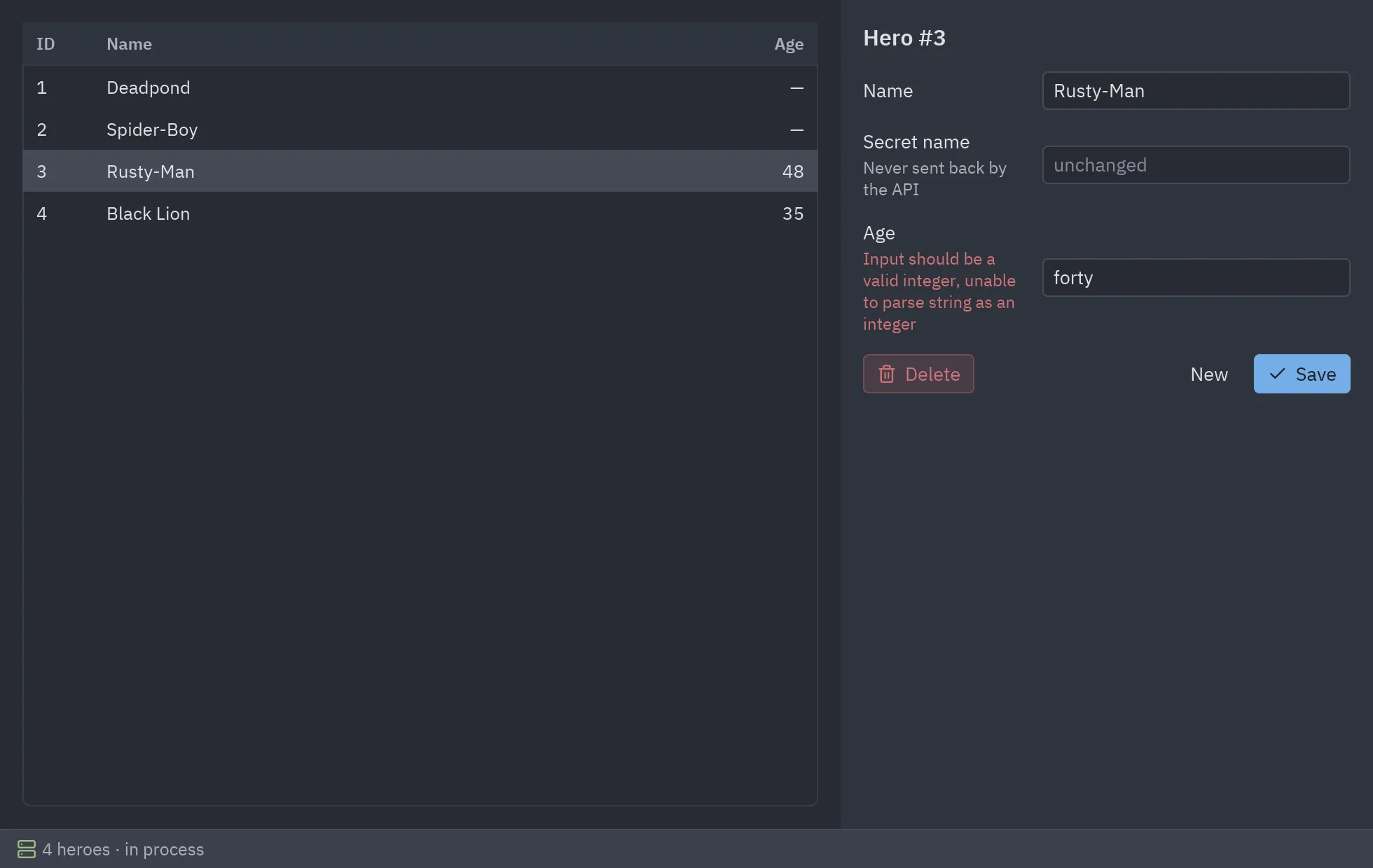 A desktop client for a FastAPI server
