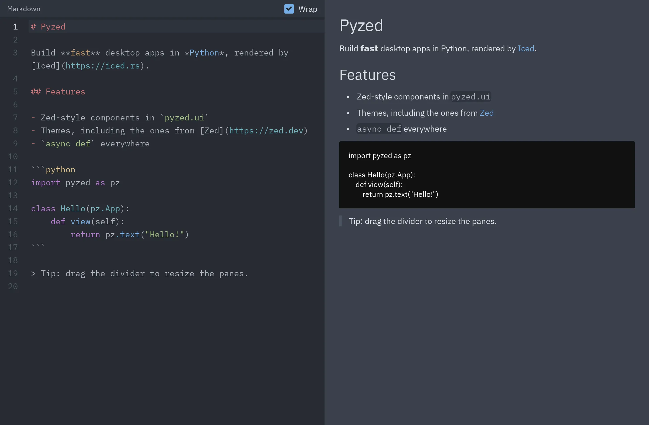 Markdown