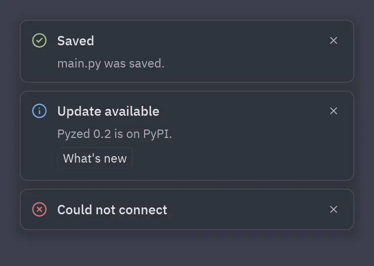 Notifications