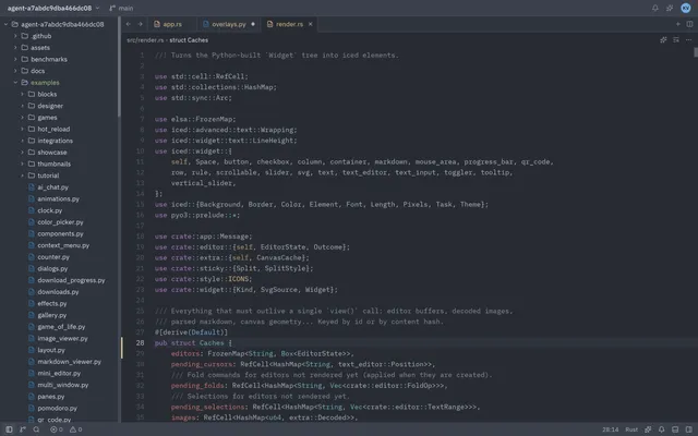 Workspace editor