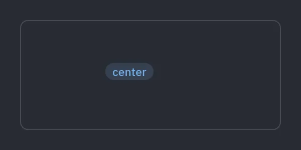 Anchor layout: center