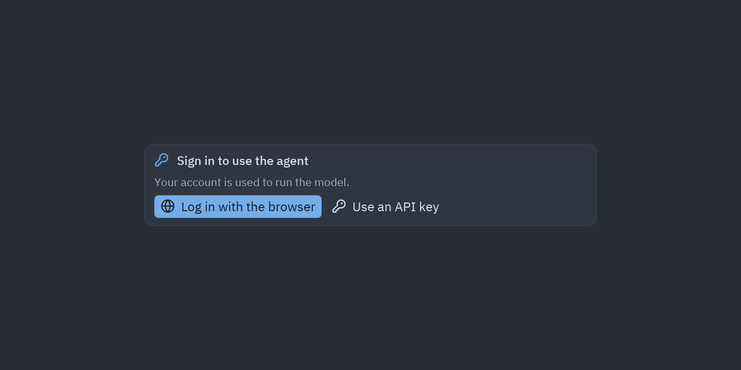 Sign-in prompt
