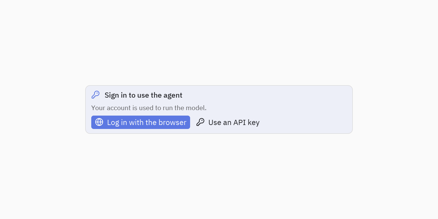 Sign-in prompt