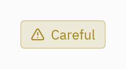 Button: variant="warning"
