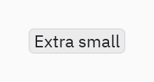 Button: size="xs"