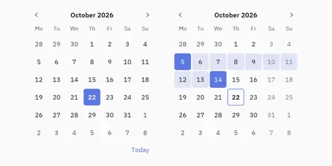 Calendar: Python GUI component