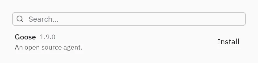 Catalog: Not installed