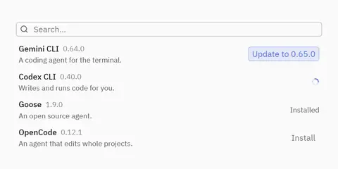 Catalog: Python GUI component
