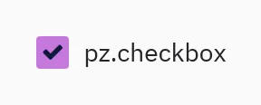 Checkbox: pz.checkbox
