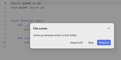 Choice: Python GUI component