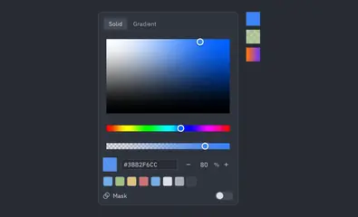 Color picker: Python GUI component
