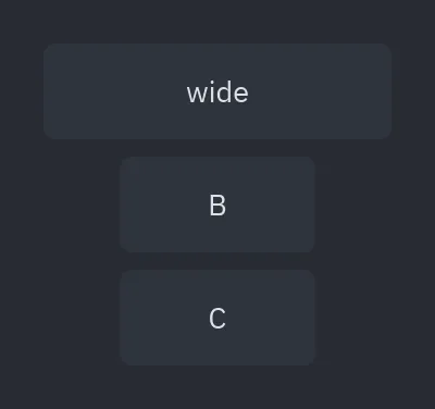 Column: align="center"
