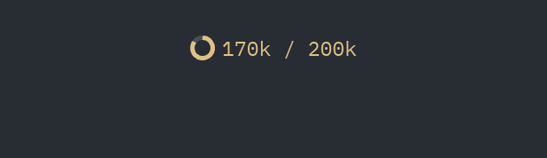 Context meter: From 80%