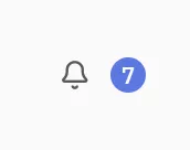 Count badge: Notifications