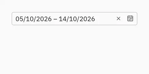 Date range picker: Python GUI component