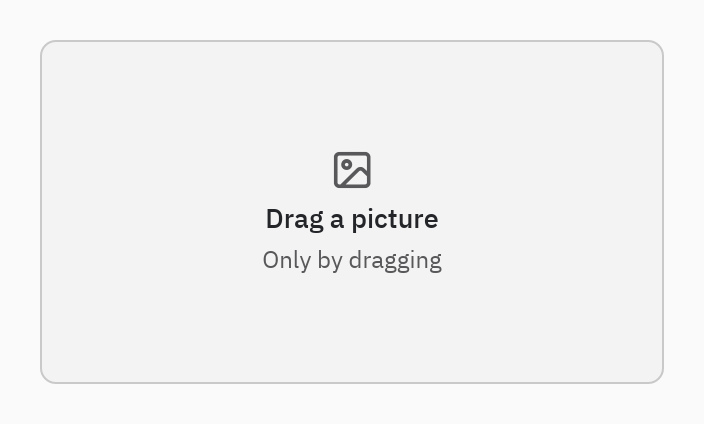Drop zone: browse=False