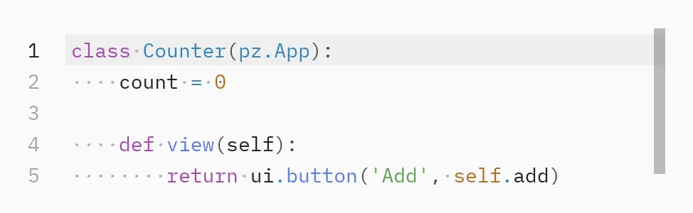 Editor: show_whitespace=True