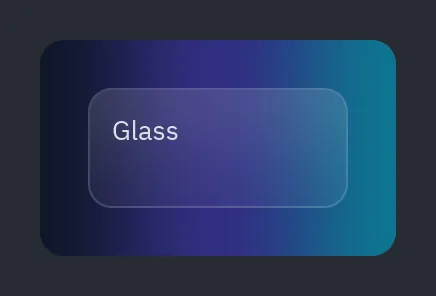 Effects: glass=True