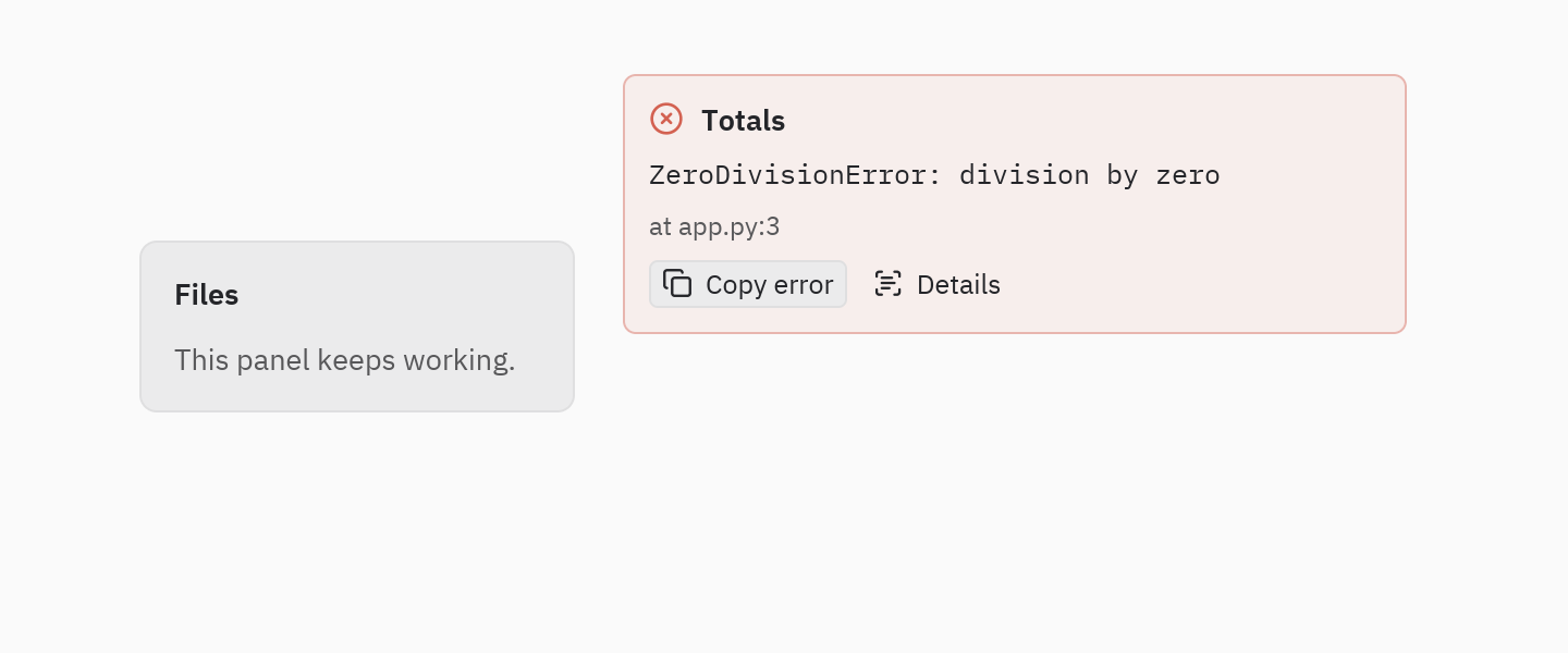 Error boundary