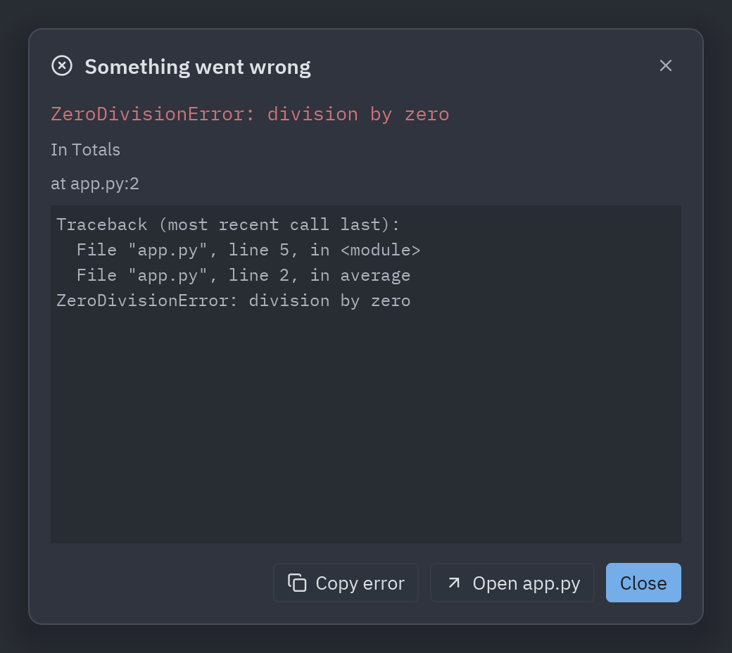 Error dialog: on_go_to=, go_to_label=