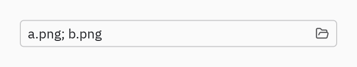 File picker: mode="open_many"