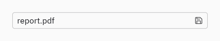 File picker: mode="save"