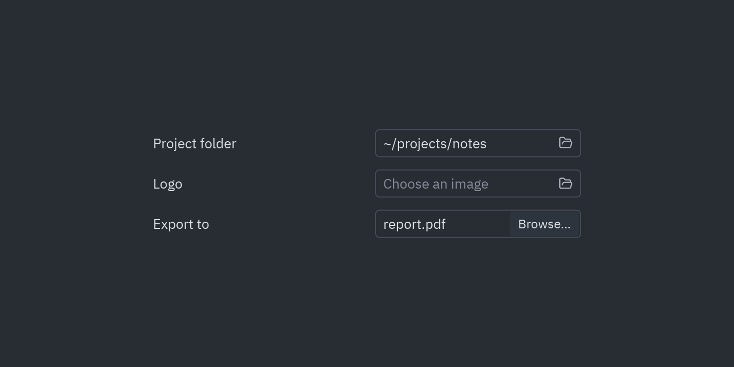 File picker