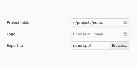 File picker: Python GUI component