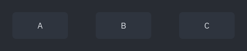 Flex: justify="between"