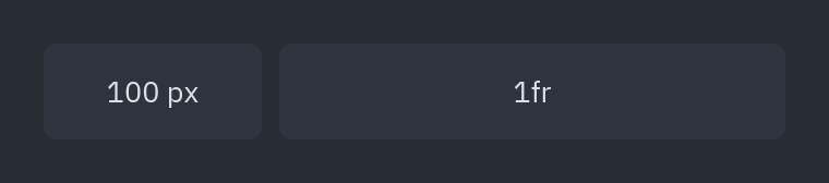 Grid: columns=[100, "1fr"]