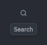 Icon button: tooltip="Search"