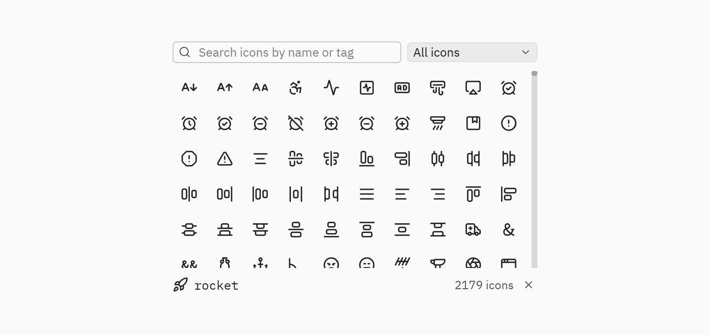 Icon picker