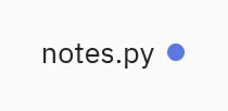 Indicator: Unsaved