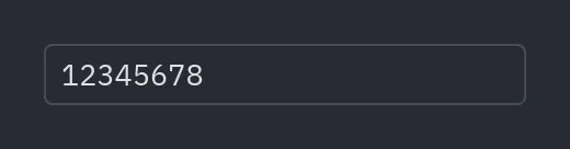Input: max_length=8