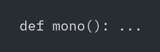 Label: mono=True