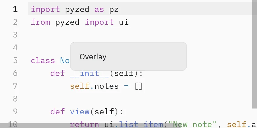 Layer: Top (default)