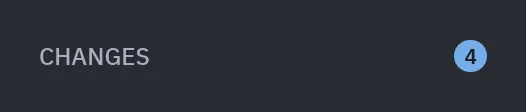 List header: Counter at the end