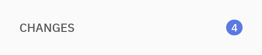 List header: Counter at the end