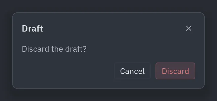 Modal: footer=
