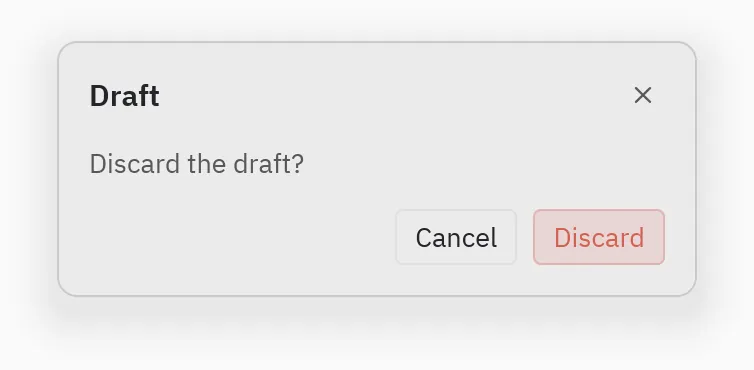 Modal: footer=