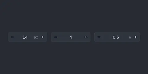 Number field: Python GUI component