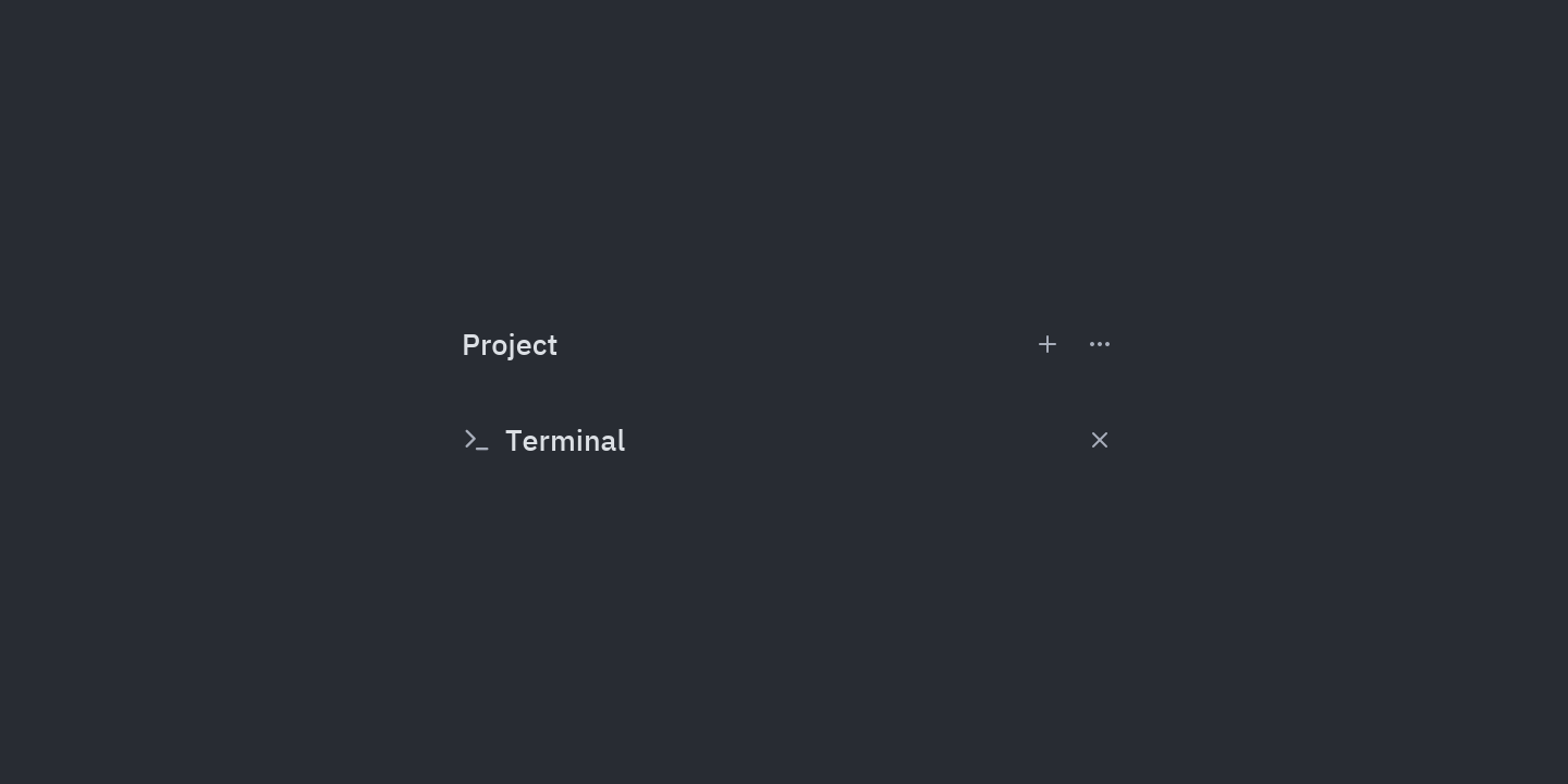 Panel header