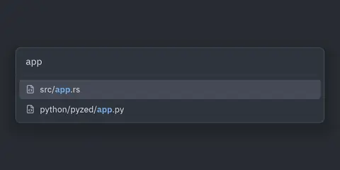 Picker: Python GUI component