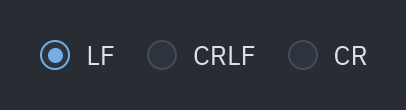 Radio group: horizontal=True