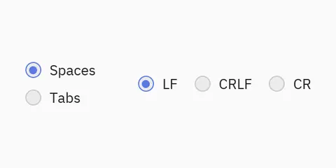Radio group: Python GUI component