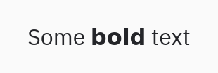 Texto enriquecido: weight="bold"