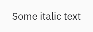 Texto enriquecido: italic=True