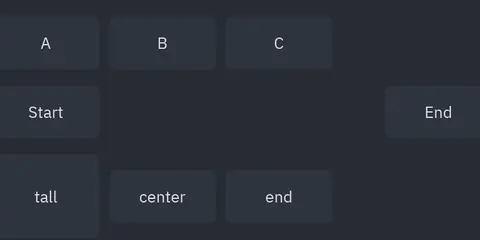 Row: Python GUI component