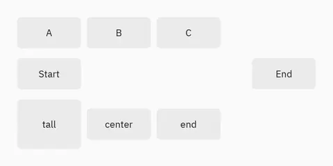 Row: Python GUI component