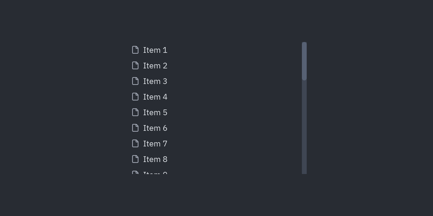 Scrollable